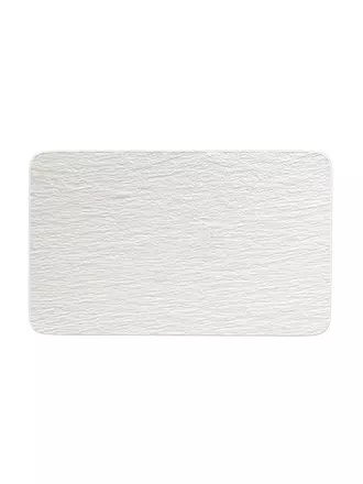 VILLEROY & BOCH | Teller rechteckig Manufacture Rock Blanc 28x17cm | 